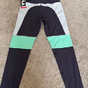Womans Leggings - Black, Gray, Mint